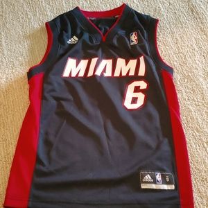 James #6 Miami jersey